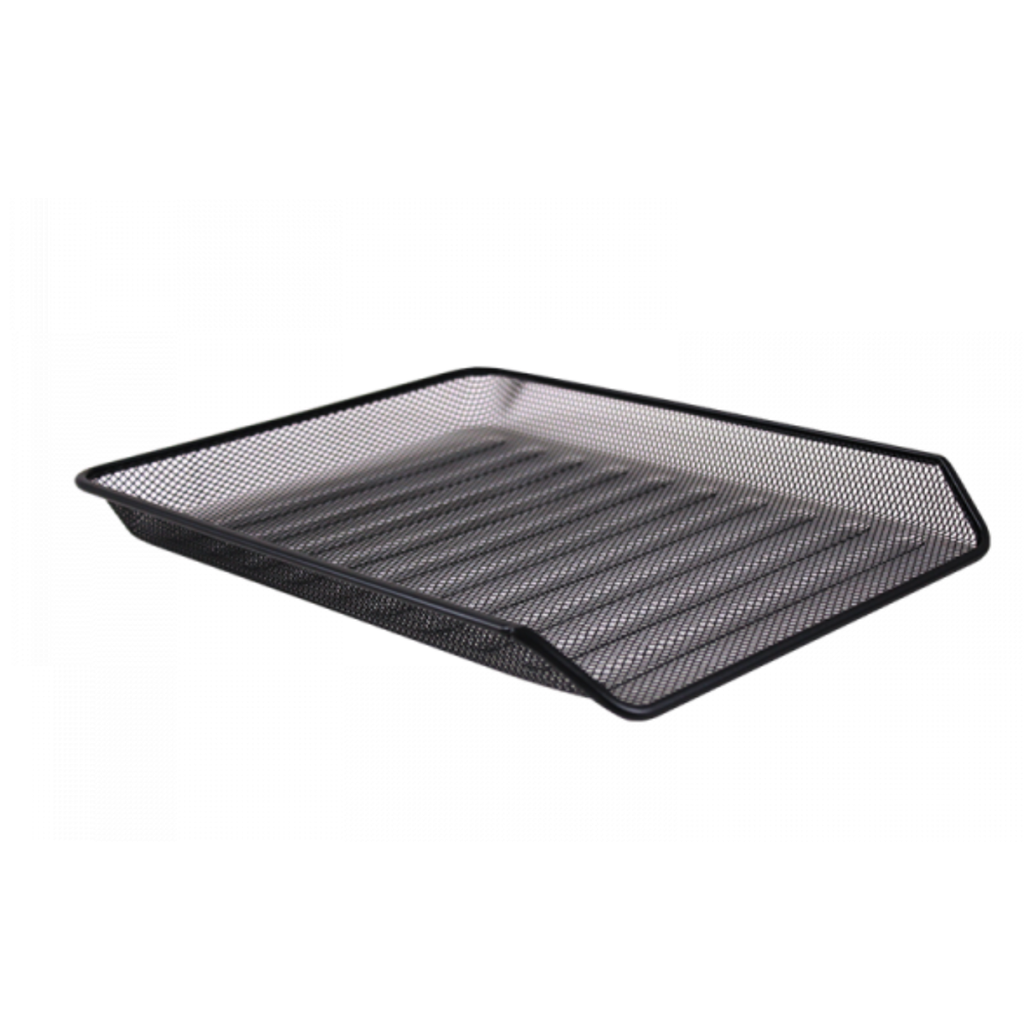 Bandeja de escritorio en metal calado