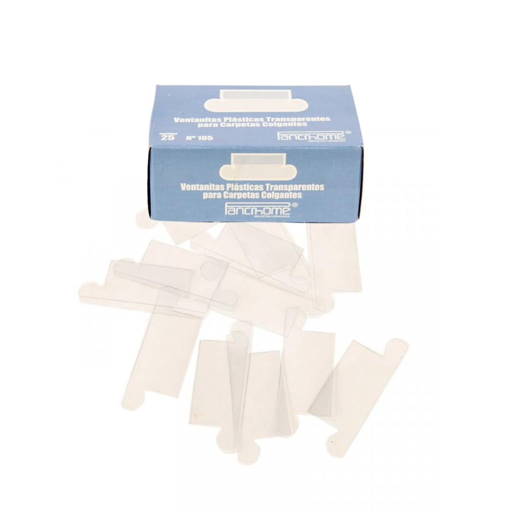 Ventanita para carpeta colgante 105 - caja x 25