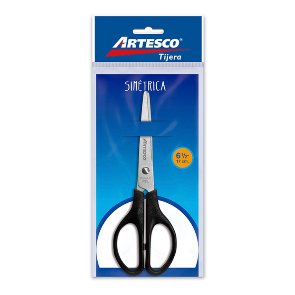 Tijera simétrica para oficina Artesco 17cm