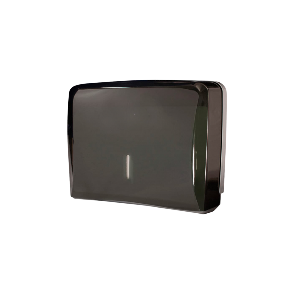 Dispensador de pared para toallas intercaladas color negro