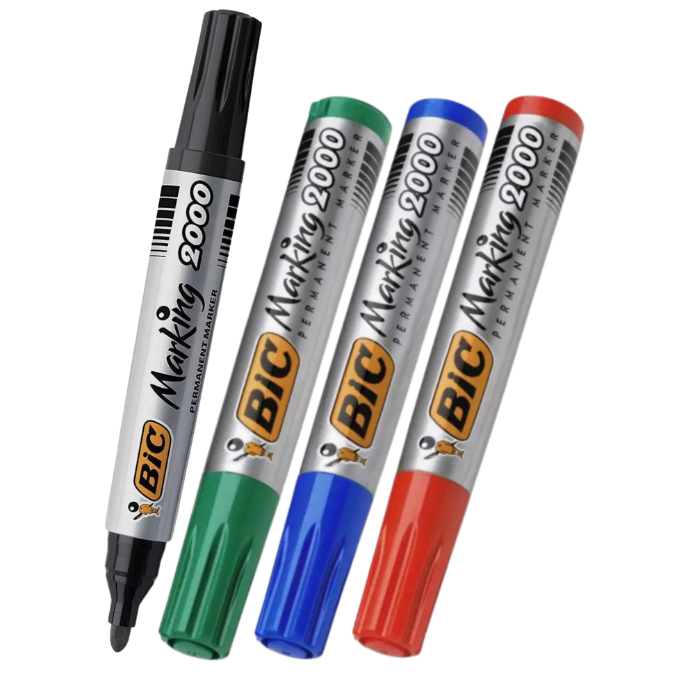 Marcador permanente Bic punta redonda