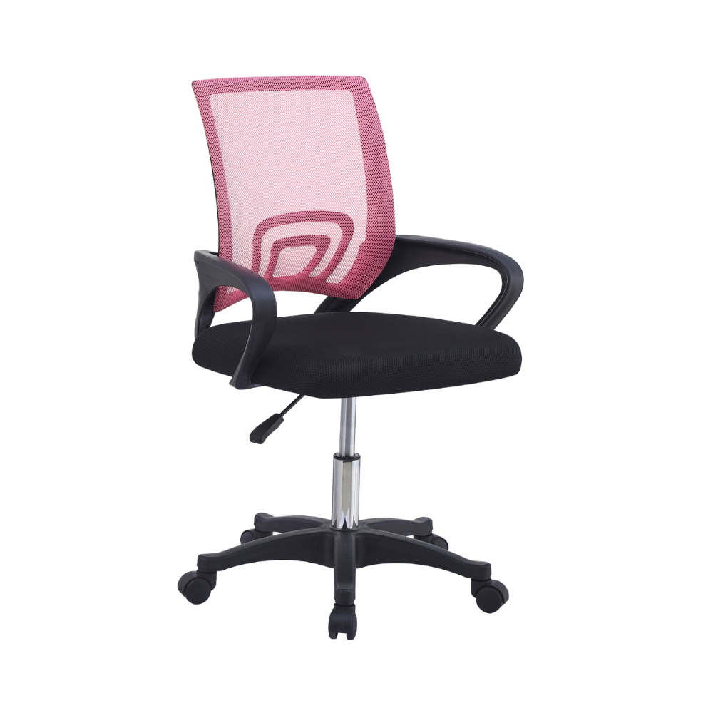 Silla ejecutiva Norway black/pink