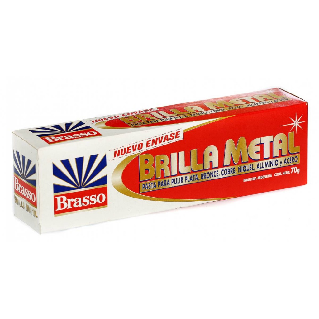 Brilla metales Brasso en crema 70 Grs.