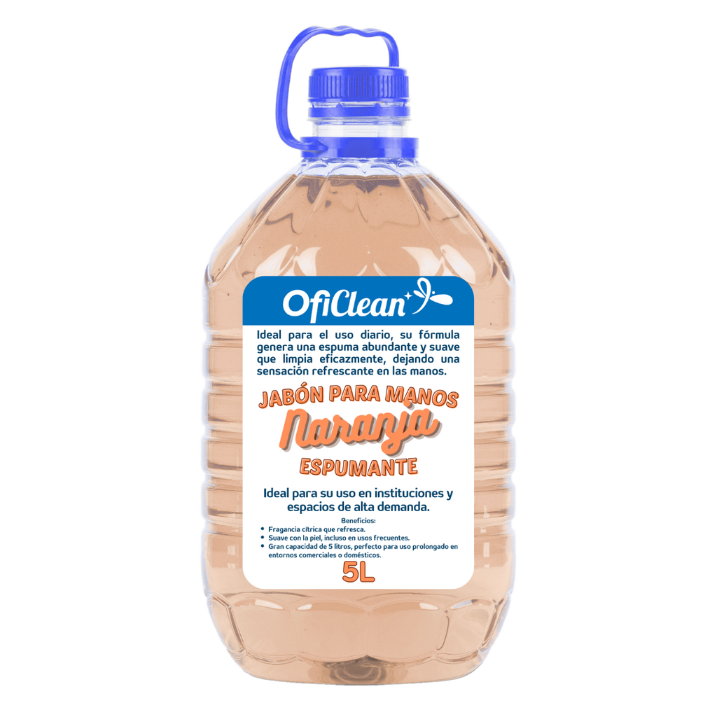 Jabón líquido Oficlean  para manos espumante 5Lt.