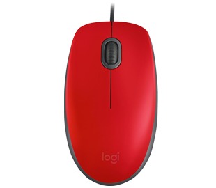 Logitech 910-005492/6755 ratón m110 rojo silencioso usb