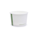 Recipiente redondo blanco de 8 Oz (240 ml) Paquete x50