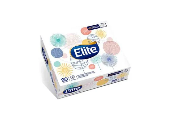 Pañuelos Elite doble hoja (box  x 90) ip811 (13,5x20 Cm)(5434)