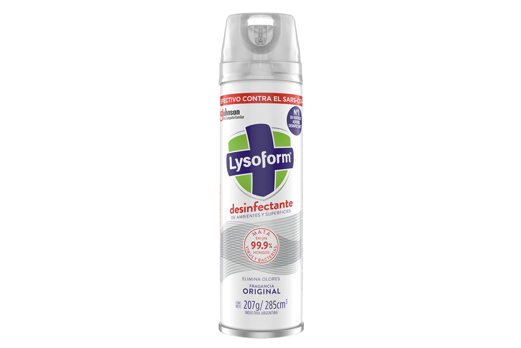 Aerosol desinfectante Lysoform varias fragancias 360 cc