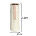 Botella térmica con tapón y cinta de 350 ml.