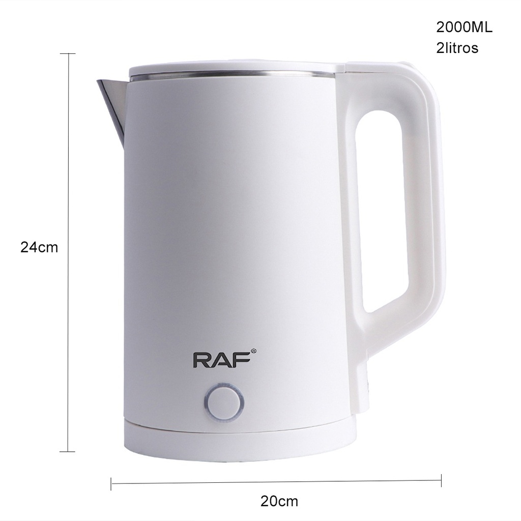 Jarra eléctrica Raf 2 Litros 2000w blanca