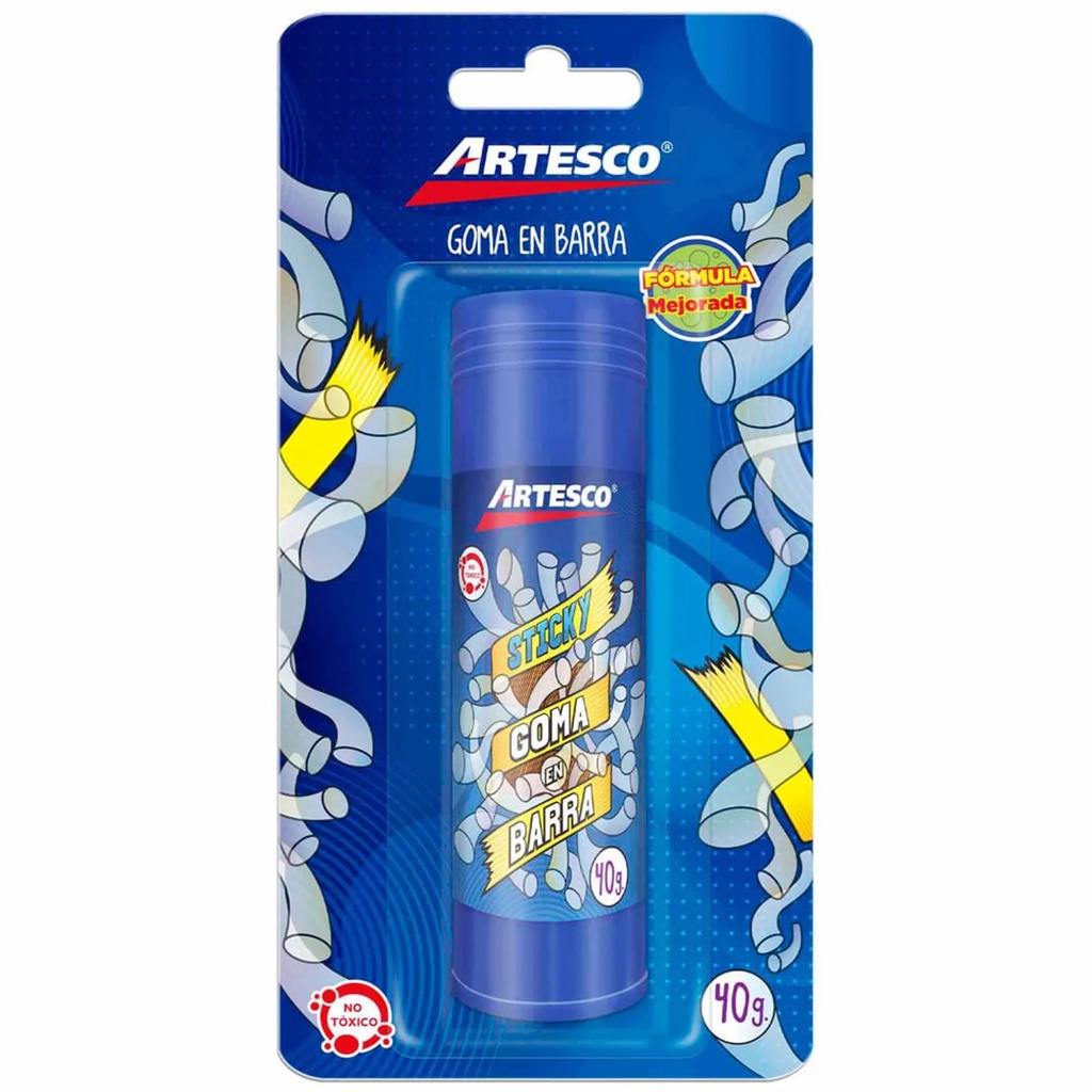 Artesco Blister Goma en Barra 40 gr. 1 Un.