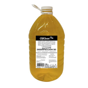 Limpiador 3D Oficlean Dulce caramelo amarillo bidon 5 Lt.