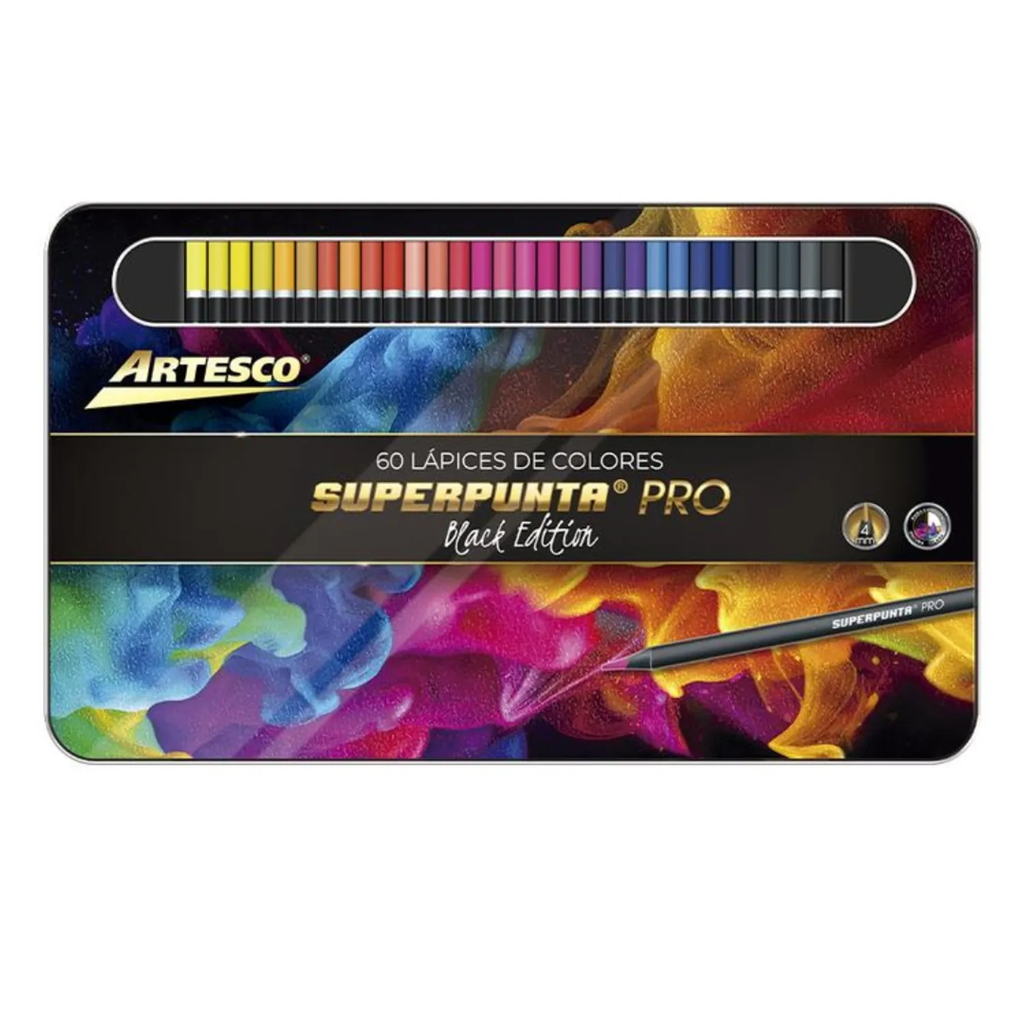 Artesco lapices de colores super punta pro