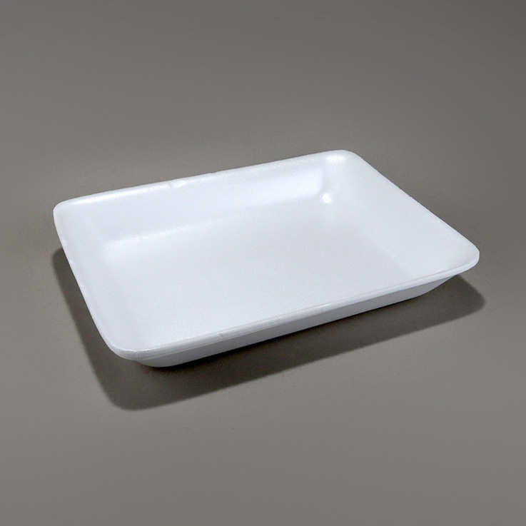 Bandeja blanca rectangular 24x18x1,4 Cm. 238 X 181 X 14 caja x 400