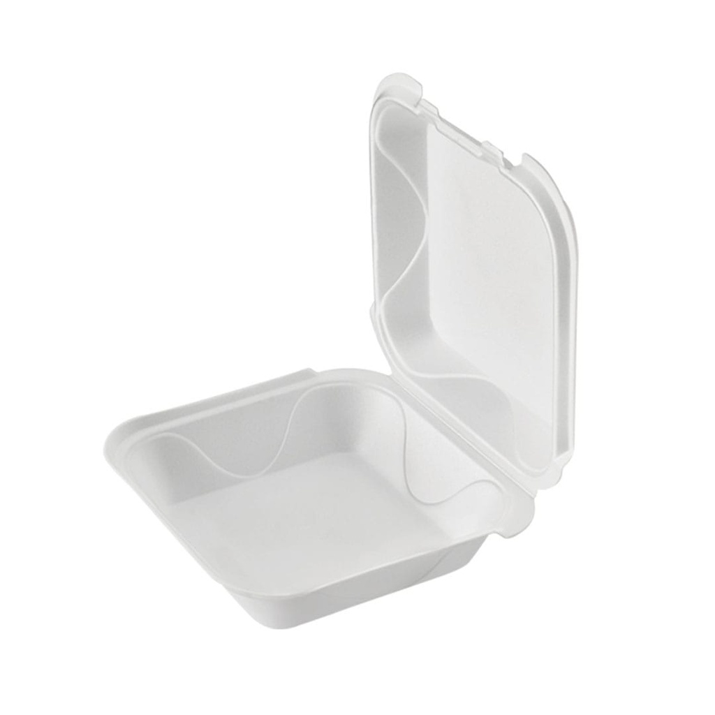 Portacomida blanco 14x14 Cm. 140x140x71 caja x 500