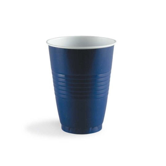 Vaso plastico colores azul 7 Oz. 207 Ml. Paq. X 12 caja x 40