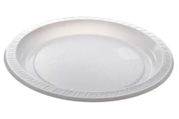 Plato blanco 15,5 Cm. Paq. X 20 155 caja x 1000