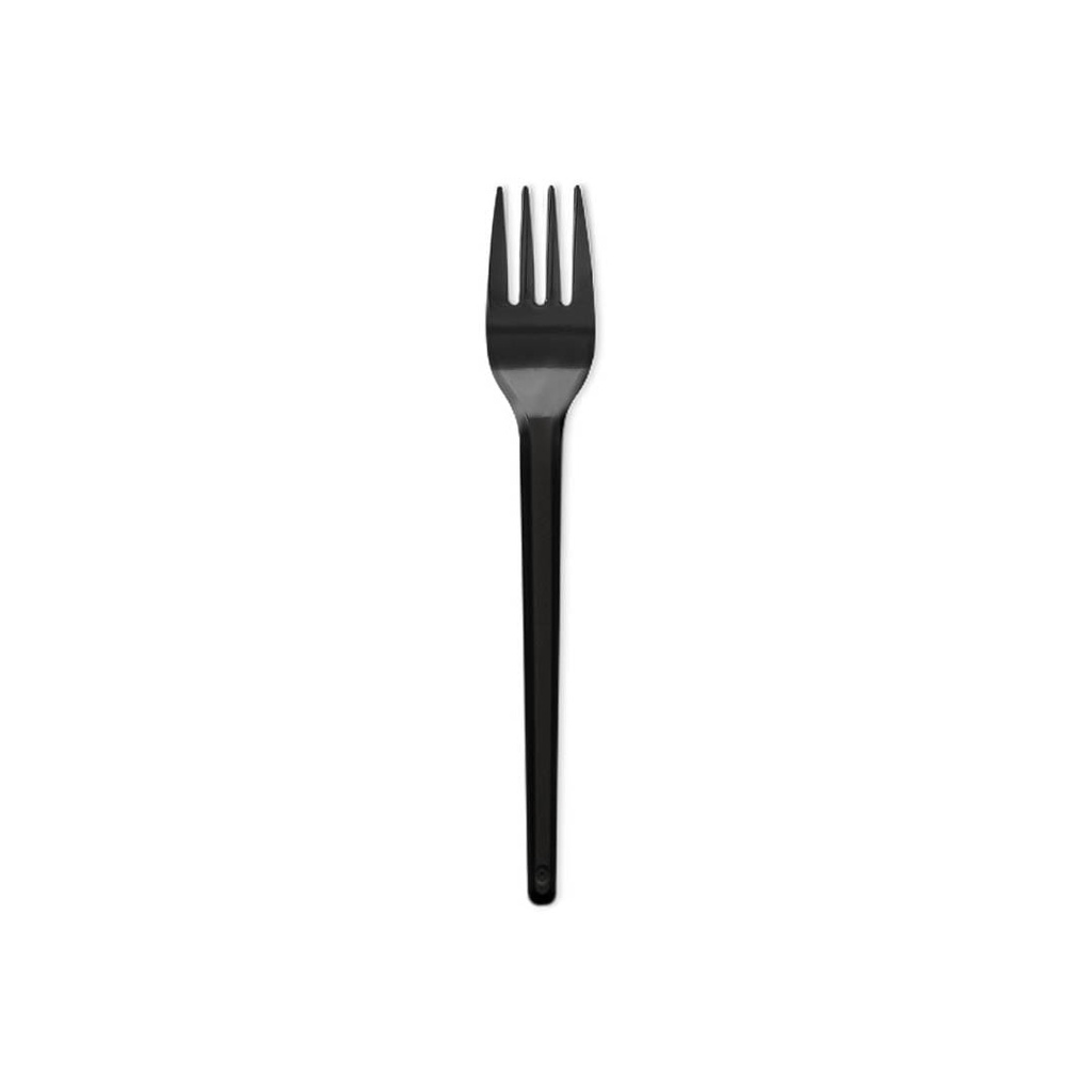 Tenedor negro Paq. X 100 164 caja x 10