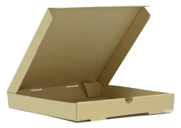 Caja para pizza marron 28x28x4 Cm. 280 x 280 x 40 caja x 100