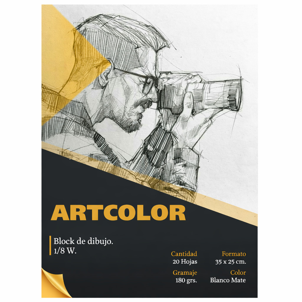 ART Color block de hojas premium 180 grs.