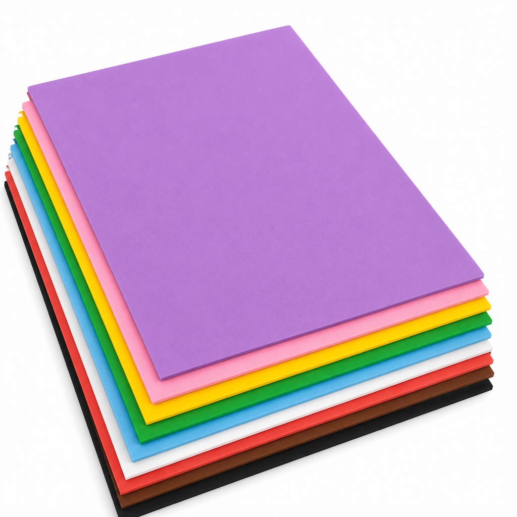 Goma EVA Lisa 60x40 Cm Paq. x 10 laminas (2 mm)