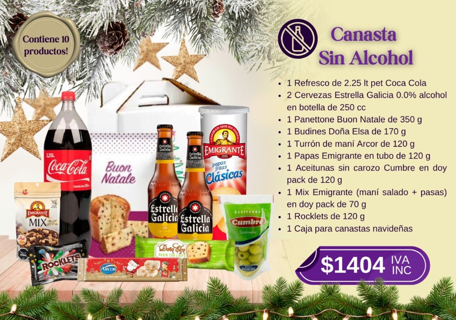 Canasta 2026! Sin alcohol