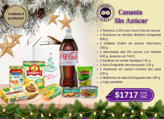 Canasta 2026! Sin azucar