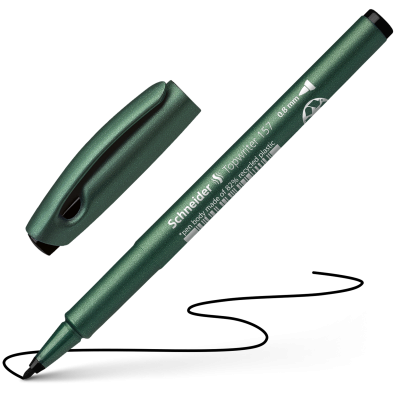 Schneider Fibra OH Topwriter negro (caja x 10)