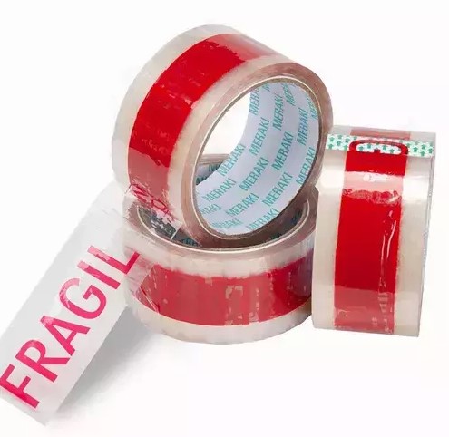 Cinta adhesiva frágil 48mm x100 Mt.