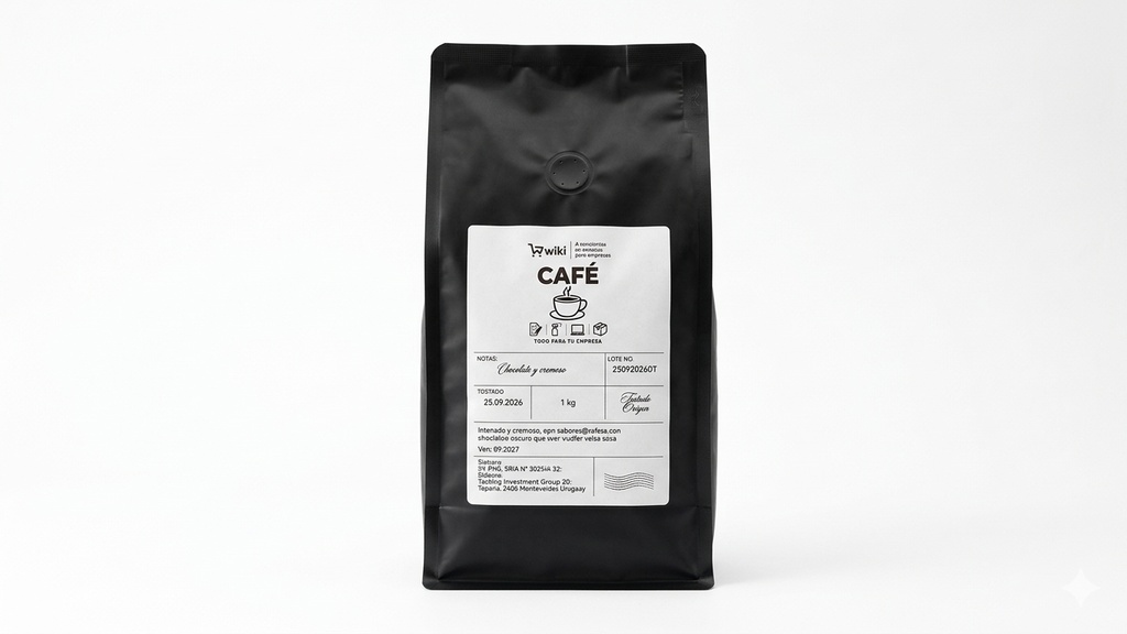 Cafe Wiki molido tostado 1Kg.