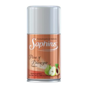 Aromatizador de ambientes Saphirus 280cc fragancia Pera y durazno