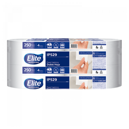 [W5111] Papel higiénico Elite doble hoja paquete x 4 rollos de 250 mts. IP529