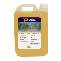 [W5083] Limpiador Wiki cítrico - amarillo x 10 litros
