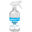 Alcohol líquido Oficlean en spray con gatillo 1 L