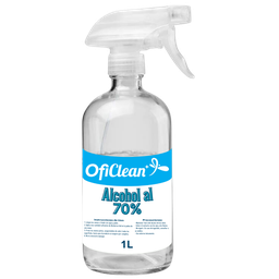 [W9902] Alcohol líquido Oficlean en spray con gatillo 1Lt.