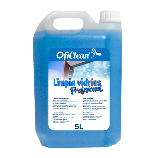 [W5081] Limpiavidrios profesional Oficlean en bidón de 5 L