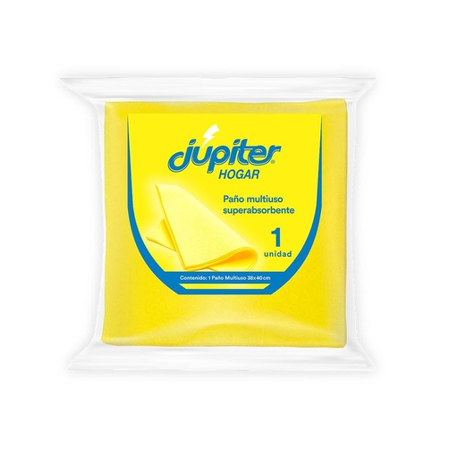 [W100510] Paño multiuso Júpiter color amarillo 38 x 40cm