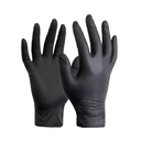 Guantes de nitrilo color negro caja x100 unidades talle S