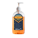 Jabón líquido para manos neutro perlado Oficlean fragancia naranja 1 lt. Color naranja