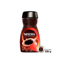 Café instantaneo Nescafé forte en frasco de 200 grs.