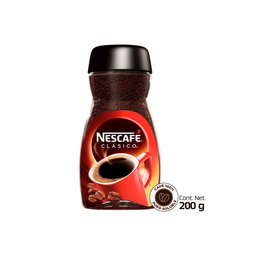 [W100251] Café instantaneo Nescafé forte en frasco de 200 grs.