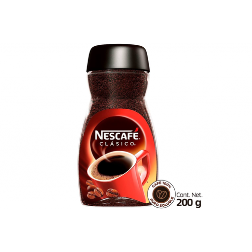 [W100251] Café instantaneo Nescafé forte en frasco de 200 g