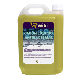 [W5061] Jabón líquido antibacterial bidón de 5 lts. color ámbar