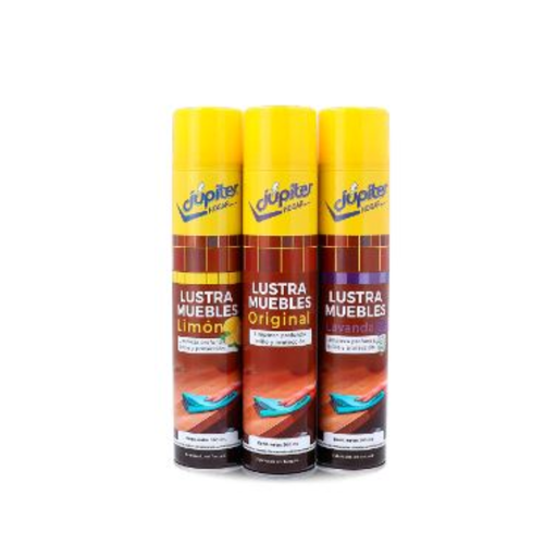 [W100343] Lustra muebles en aerosol Júpiter aroma original