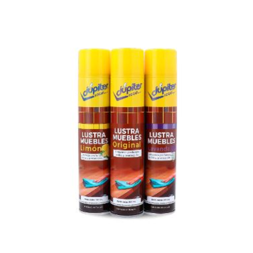 [W100343] Lustramuebles en aerosol Júpiter aroma original