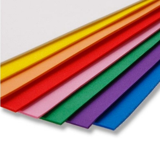 Goma EVA Lisa 60x40 Cm Paq. x 10 laminas (2 mm)