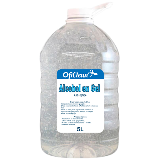 [W5029] Alcohol en gel Oficlean - bidón de 5 Lts.