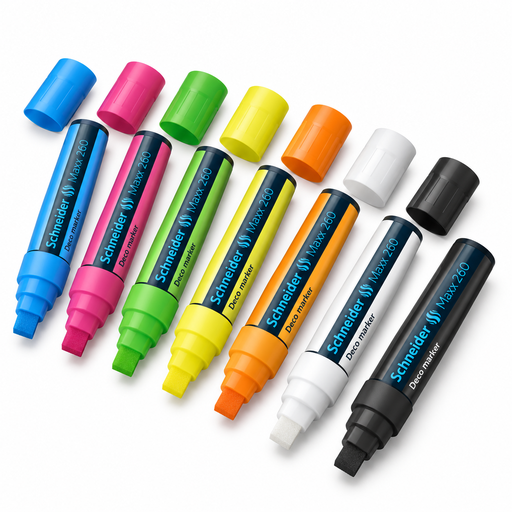 Marcador Schneider Maxx 260 tiza liquida Deco 5-15 mm