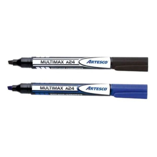 [7006015] Marcadores Permanentes Artesco Multimax A24 punta biselada