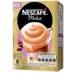[W6592] Capuccino Nescafé Moka/Vainilla Latte caja de 8 sobres